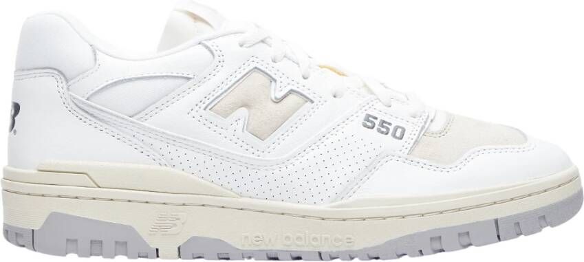 New Balance 550 Witte Sneakers met Timberwolf en Raincloud White