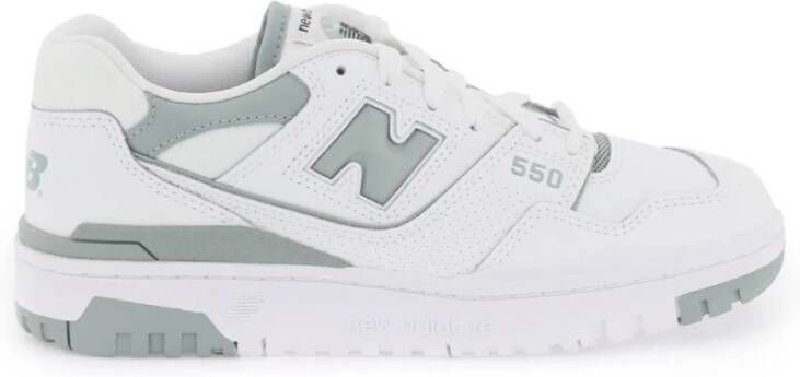 New Balance 550 Leren Sneakers met Perforaties White Dames