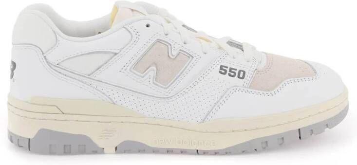 New Balance 550 Witte Sneakers met Timberwolf en Raincloud White - Foto 5