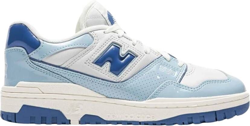 New Balance 550 Patent Leren Sneakers Blue
