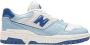 New Balance 550 Patent Leren Sneakers Blue - Thumbnail 1