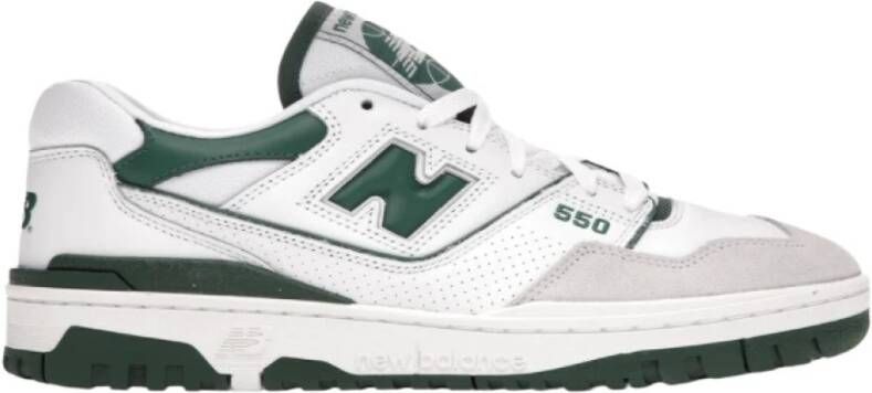 New Balance 550 Dames Schoenen Wit Maat: 37.5 Leer Synthetisch Textil Foot Locker