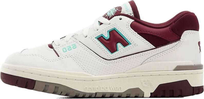 New Balance 550 Wit Bourgondisch Blauwe Sneakers voor Heren Wit Heren