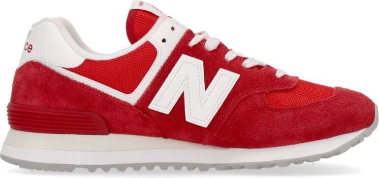 New Balance 574 Lage Sneaker voor Heren Rood Heren