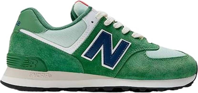 New Balance 574 Groen Suede Lage sneakers Unisex