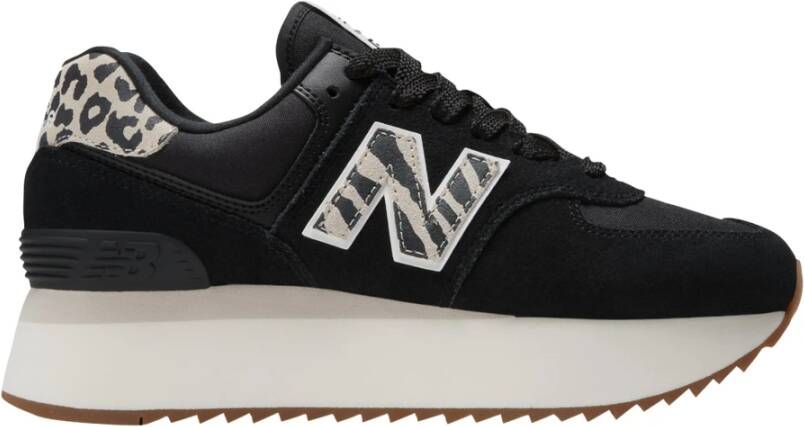 New Balance 574 Stijlvolle Sneakers voor Vrouwen Zwart Dames - Foto 2