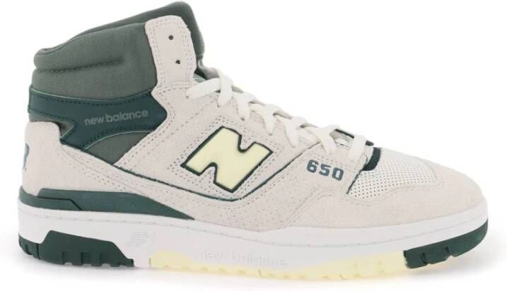 New Balance 650 Basketbal-geïnspireerde Suède Sneakers Multicolor Heren