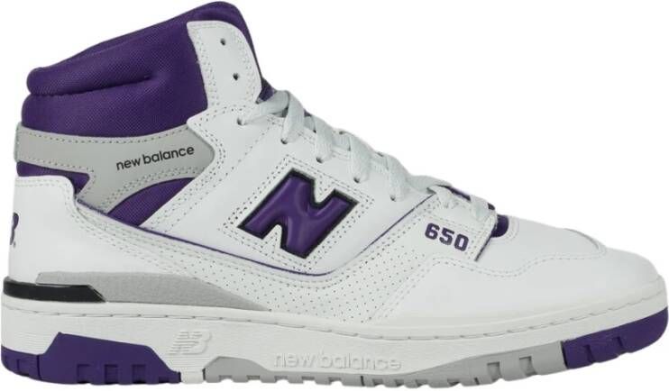 New Balance "650 Leren Sneakers" Wit Heren