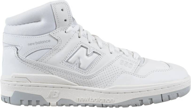 New Balance Witte Sneakers met Stoffen Voering en Rubberen Zool White - Foto 4