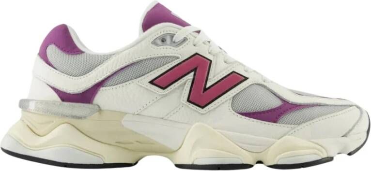 New Balance Wit Paarse Dames Sneakers 2024 White Unisex