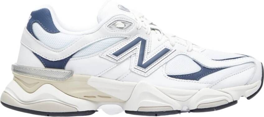 New Balance Sneakers van mesh en suède met iconisch N-monogram White Heren