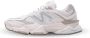 New Balance 9060 Schoenen Grijs Maat: 40.5 Leer Foot Locker - Thumbnail 1