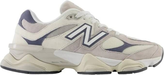 New Balance Sneakers van mesh en suède met iconisch N-monogram White