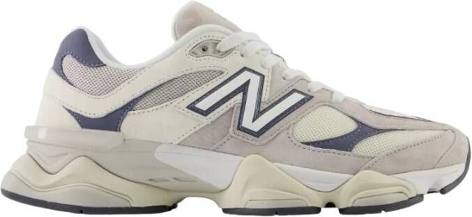 New Balance Sneakers van mesh en suède met iconisch N-monogram White Heren