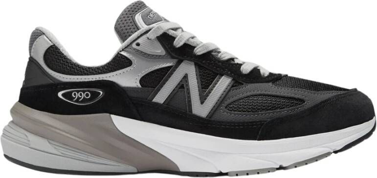 New Balance 990v6 Sneaker Premium Suede en Mesh Black