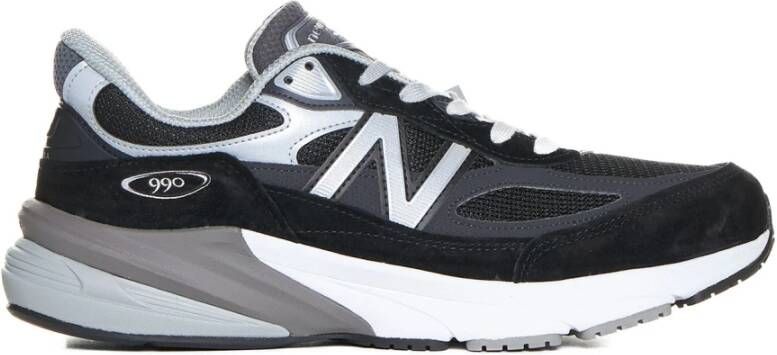 New Balance Zwarte sneakers met performance-geïnspireerd design Zwart Heren