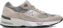 New Balance "Grijze Leren Sneakers met Reflecterende Details" Grijs Dames - Thumbnail 3