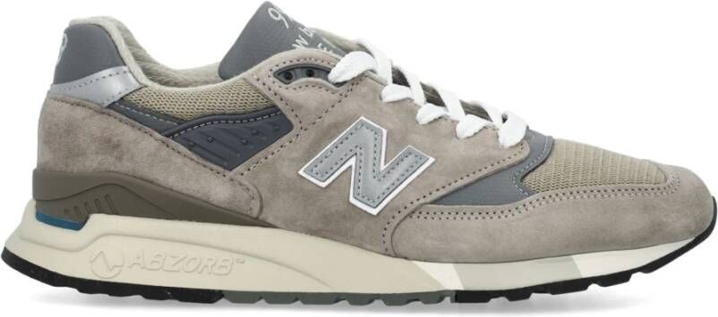 New Balance 998Gr Made in USA Grijs-40 1 2 Gray Heren