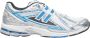 New Balance Grijze Leren Sportieve Sneakers Multicolor - Thumbnail 8