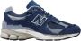 New Balance Marinegrijze Sneakers Stijlvol en Comfortabel Blauw Heren - Thumbnail 2