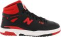 New Balance 650 Sneakers Klassiek Leren Bovenwerk Gewatteerde Kraag Zwart Heren - Zwart
