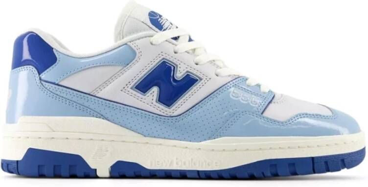 New Balance 550 Patent Leren Sneakers Blue