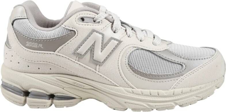 New Balance Beige Leren Mesh Sneakers met Abzorb Technologie
