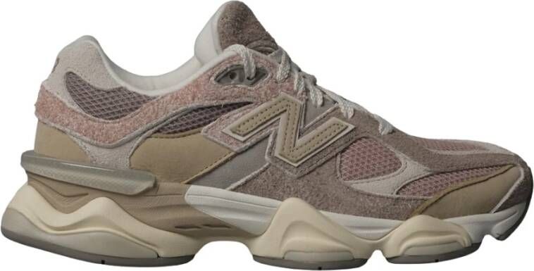 New Balance Beige Lifestyle Sneakers Suede Mesh - Foto 1