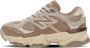 New Balance 9060 Unisex Schoenen Bruin Maat: 37.5 Mesh Synthetisch Foot Locker - Thumbnail 1