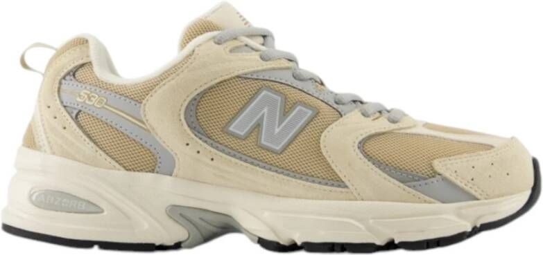 New Balance Stijlvolle Sneakers met Stoffen Bovenwerk Beige Dames - Foto 2