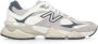 New Balance Beige Suède Sneakers met Logodetail - Thumbnail 2