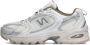 New Balance Witte Beige Sneakers Veters Rubberen Zool White Dames - Thumbnail 10