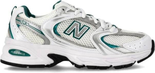 New Balance Bianco Verde Schoenen White Dames