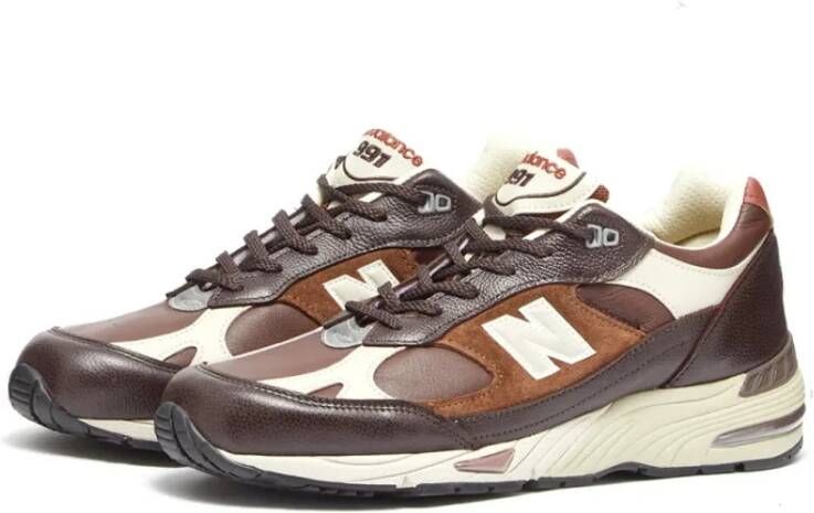 New Balance Bibliosmia Pack Premium Leren Sneakers Brown Heren