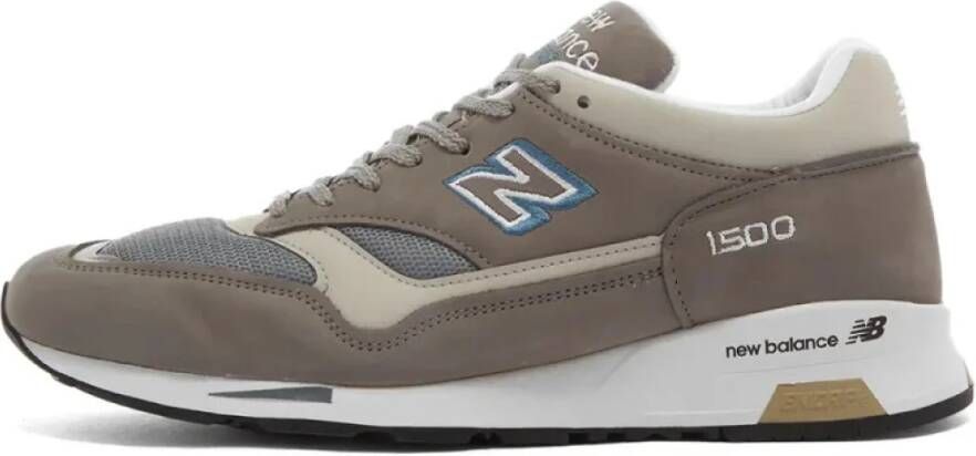 New Balance Blauw Grijs Casual Sneakers Gemaakt in Engeland