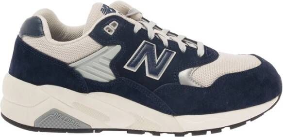 New Balance Blauw en wit laag model sneakers Blauw Heren