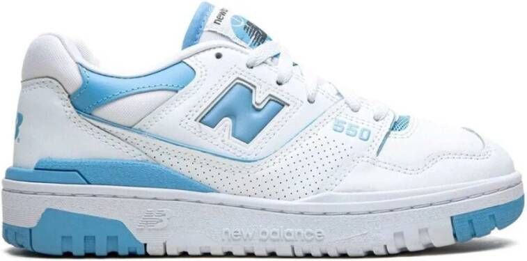 New Balance 550 Witte Universiteitsblauwe Sneakers White