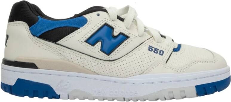 New Balance 550 Sneakers MaxiHeren Ondersteuning Gladde Afwerking Blue Heren