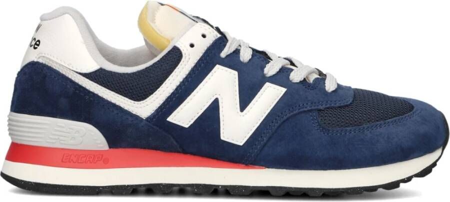 New Balance Blauwe Lage Sneakers met Stijl