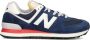 New Balance Stijlvolle Lage Sneakers in Donkerblauw Blue Heren - Thumbnail 2
