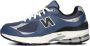 New Balance Blauwe Leren Sneakers M2002 D Blue - Thumbnail 7