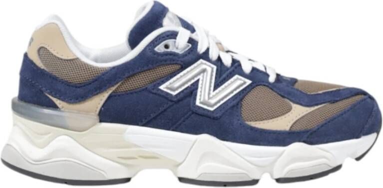 New Balance Blauwe Leren Veterschoenen