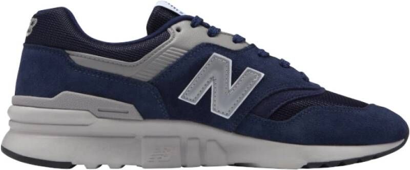 New Balance Blauwe Sneaker met Blauwe Veters Blauw Heren