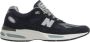 New Balance Blauwe Suède Lage Sneakers met Reflecterende Details Blue Dames - Thumbnail 1
