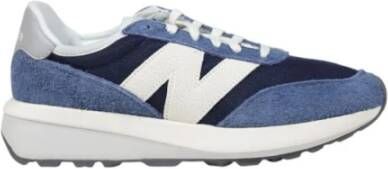 New Balance Blauwe Vetersneakers van Stof