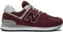 New Balance Bordeaux 574 Suède Sneaker Red - Thumbnail 1