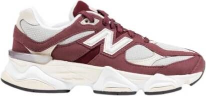 New Balance Bordeaux Slip-On Sporty Sneakers