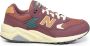 New Balance Sneakers van leer en stof met logo detail Red Heren - Thumbnail 4