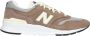 New Balance Trendy Leren en Textiele Sneaker voor Heren Bruin Heren - Thumbnail 2