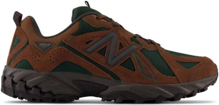 New Balance Bruin Groene Sneakers Brown Heren